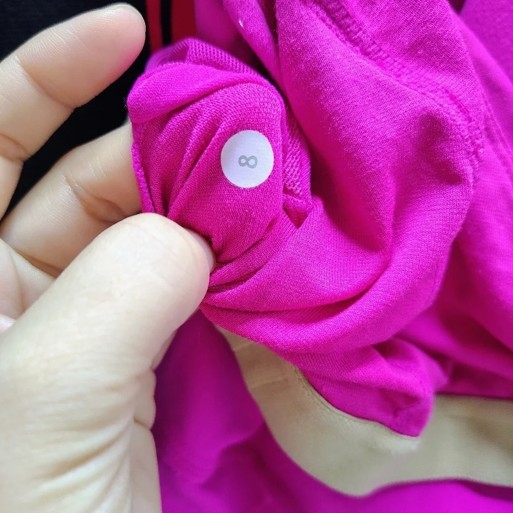 LULULEMON Women's Cross My Heart Tank Paris Pink Sz 8 💗